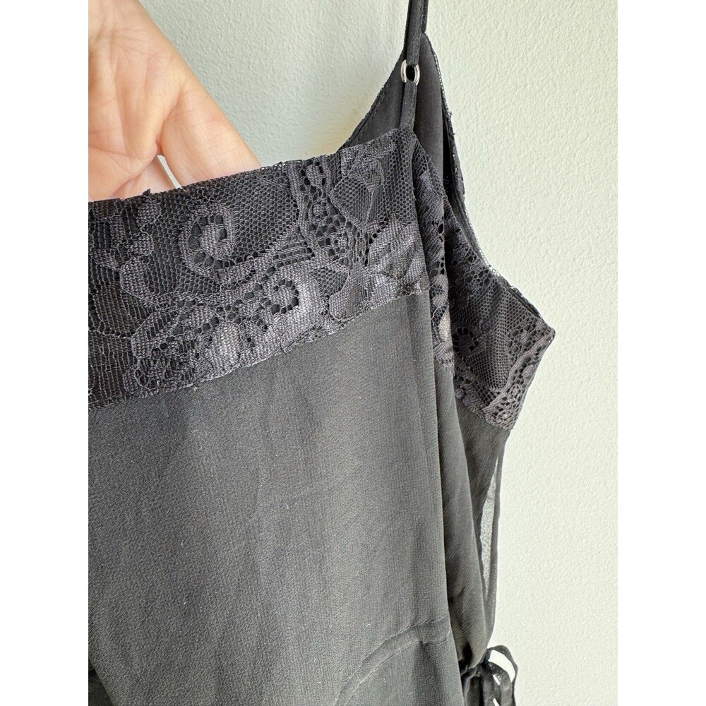 Haute Hippie Sheer Tiered Black Gown-NWT-$495-SMall - Picture 6 of 8